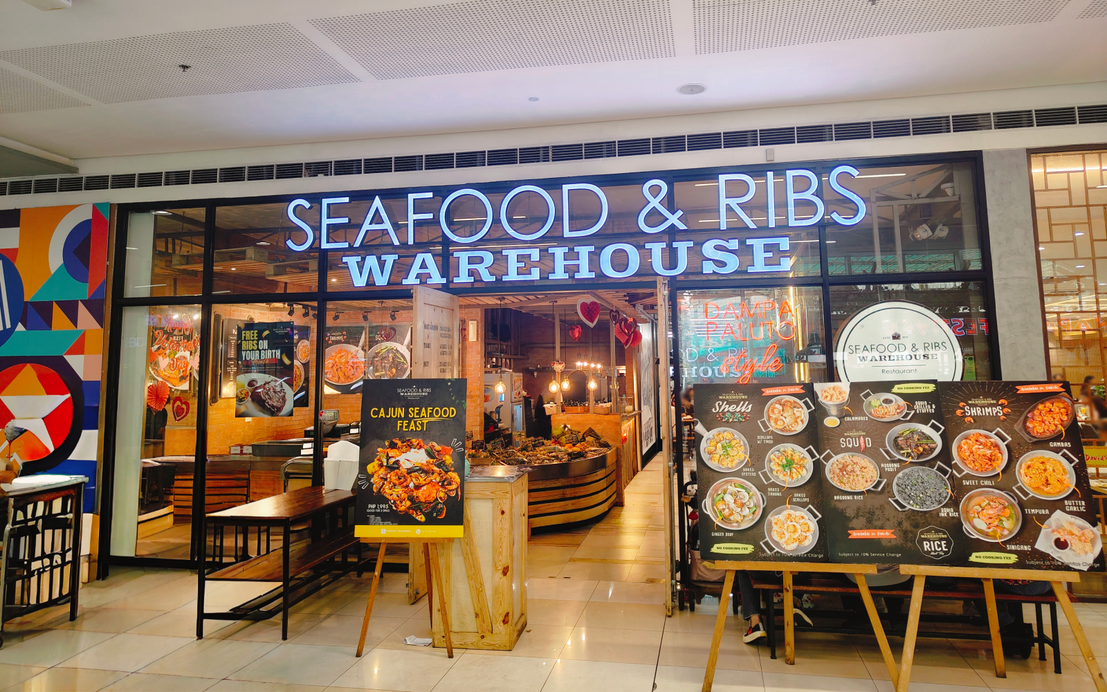 SEAFOOD & RIBS WAREHOUSE RESTAURANT in SM City North EDSA